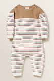 Stripe Knitted Jumpsuit    hi-res