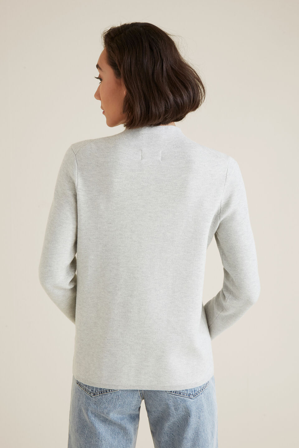 High Neck Neat Sweater  