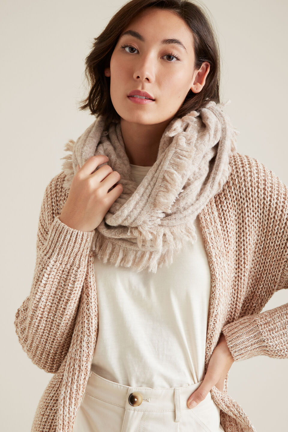 Cable Knit Snood  