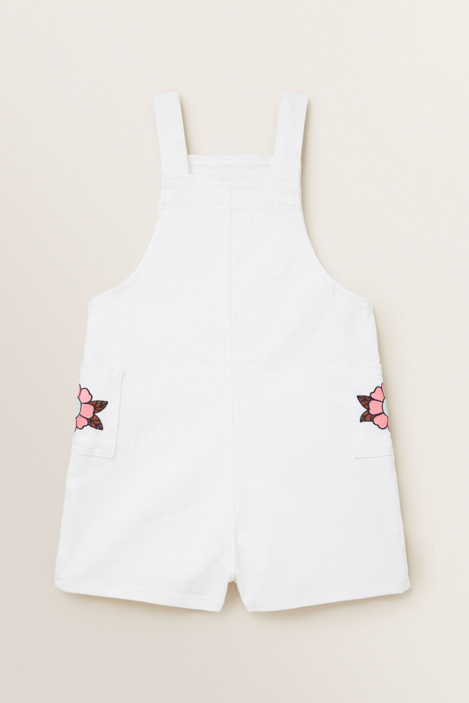 Embroidered Denim Dungarees  1