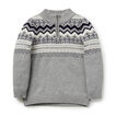 Fair Isle Zip Sweater    hi-res