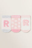 Initial 3 Pack Socks    hi-res