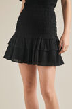 Shirred Mini Skirt    hi-res