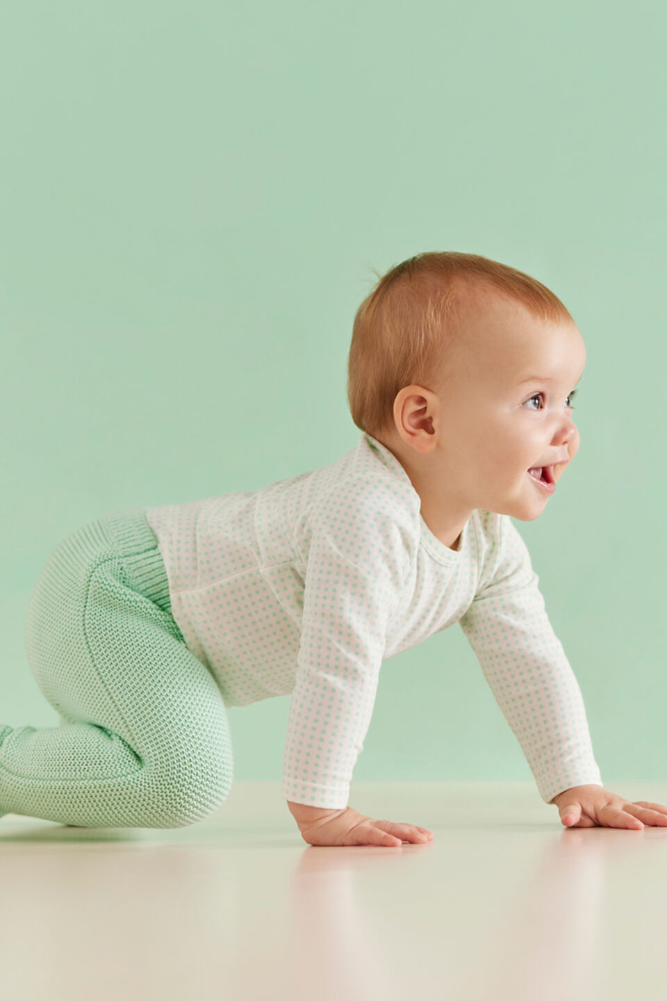 Mini Spot Bodysuit  Fresh Mint