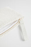 Logo Straw Pouch  White  hi-res