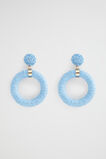 Wrapped Circle Earring  Bluebell  hi-res