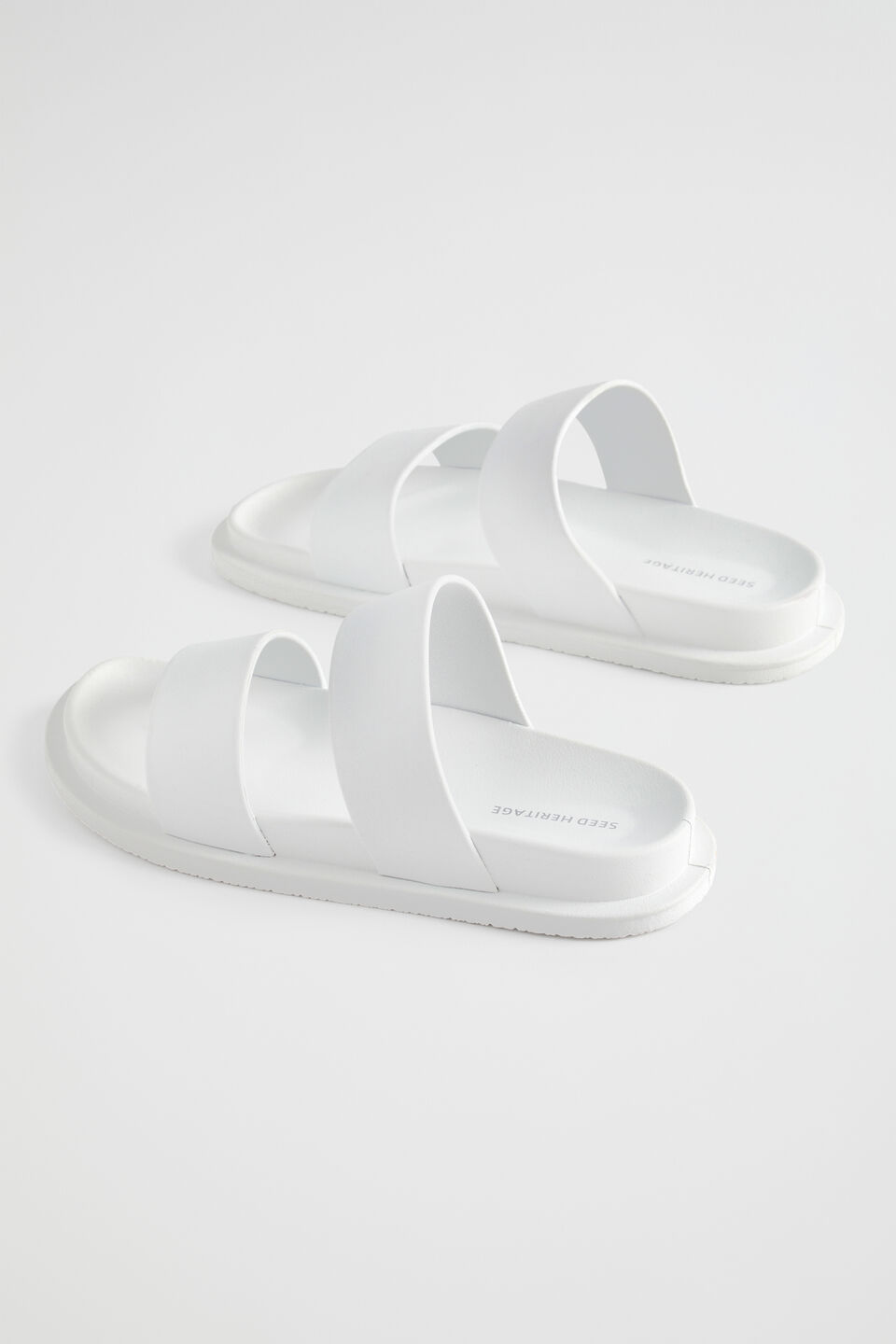 Double Strap Jelly  White