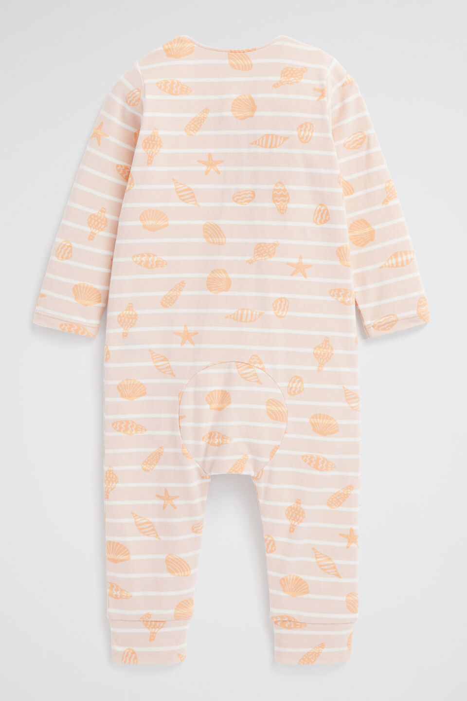 Shell Zipsuit  Rosewater
