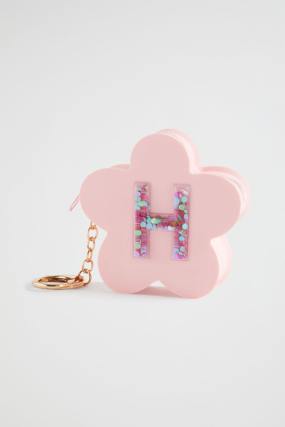 Silicone Initial Keyring  H