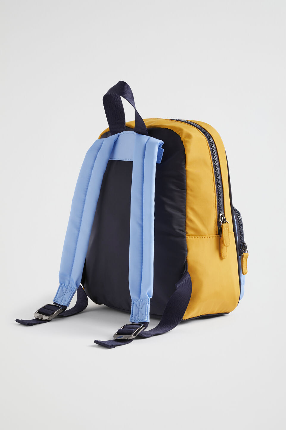 Colour Block Initial Backpack  E