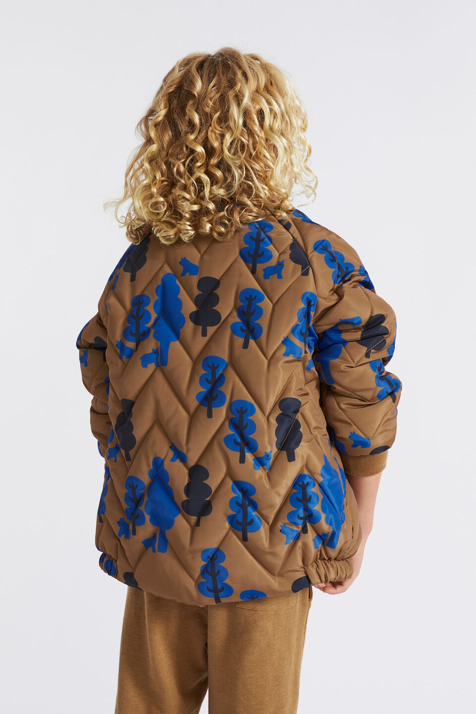 Woodland Bomber Jacket  Cocoa