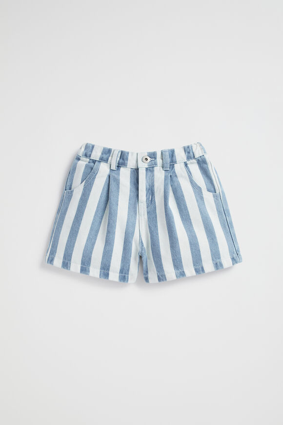 Stripe Denim Short  Denim Stripe  hi-res