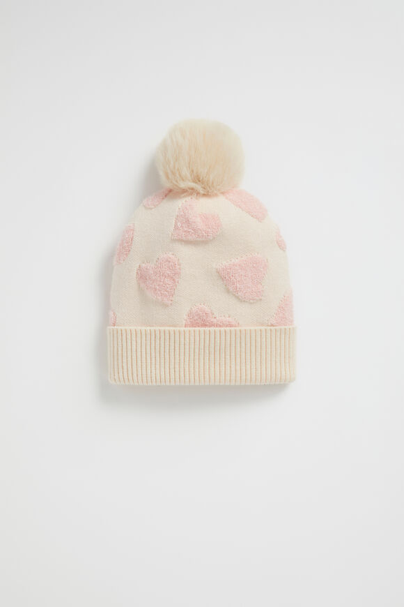 Heart Beanie  Multi  hi-res