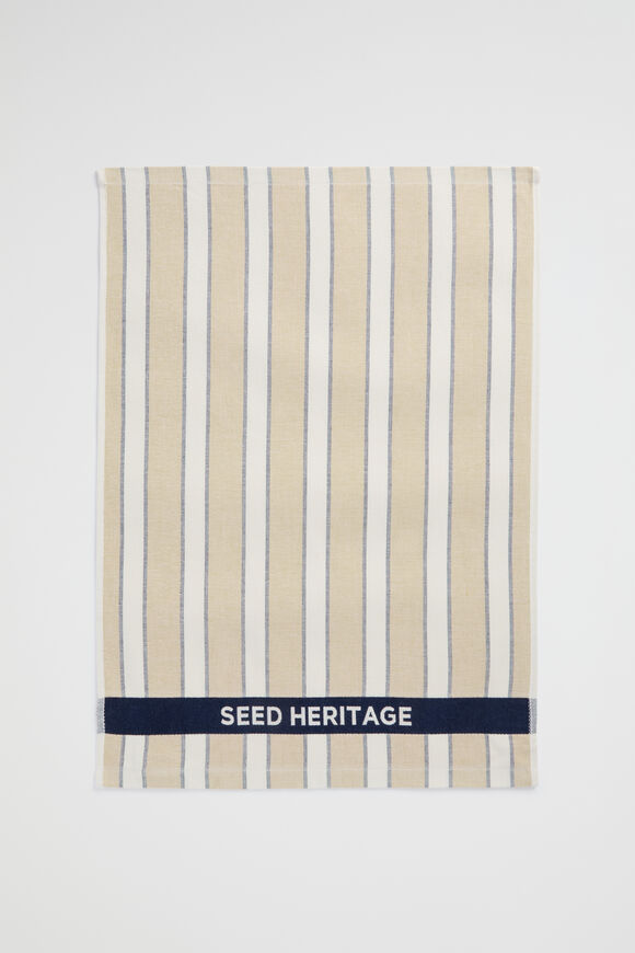 Seed Logo Tea Towel  Honey Gold  hi-res