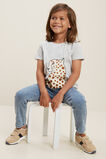Chenille Leopard Tee  Cloudy Marle  hi-res