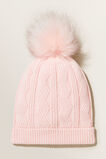 Cable Beanie  Dusty Rose  hi-res