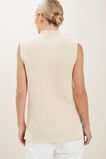 Fishermans Rib Vest  French Beige  hi-res