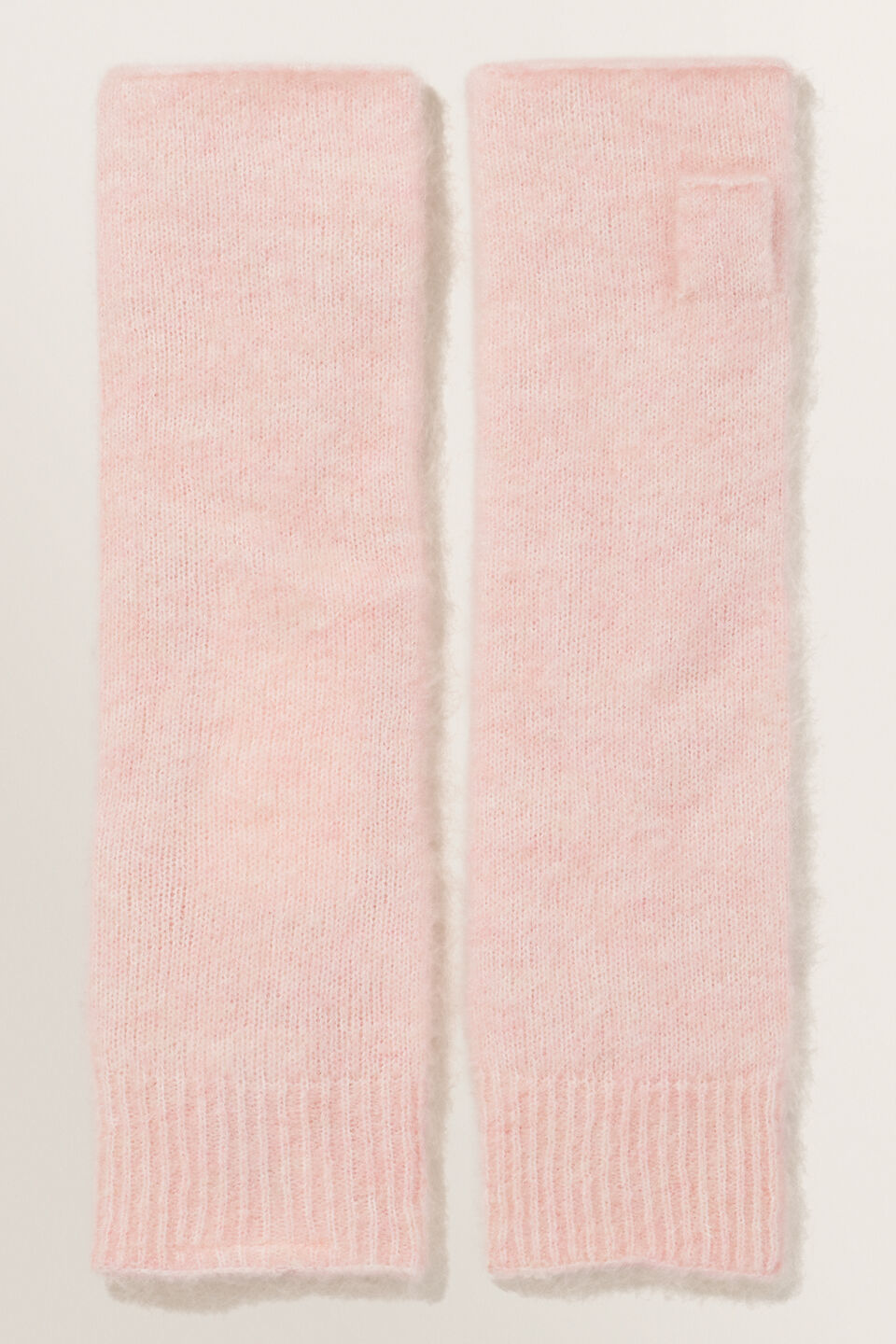 Mohair Arm Warmers  Ash Pink