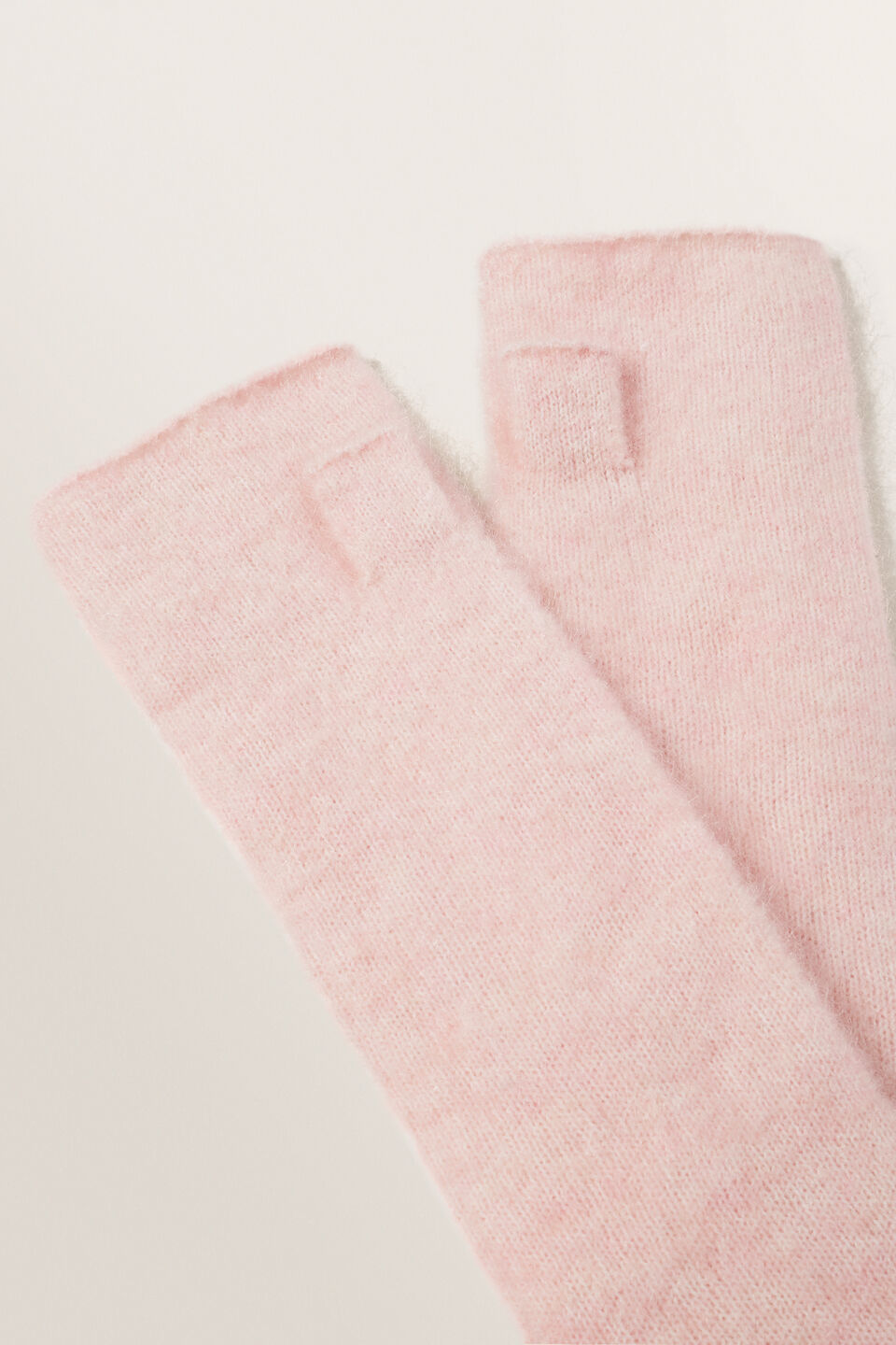 Mohair Arm Warmers  Ash Pink