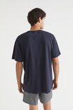 Mens Linen Tee  Midnight Blue  hi-res