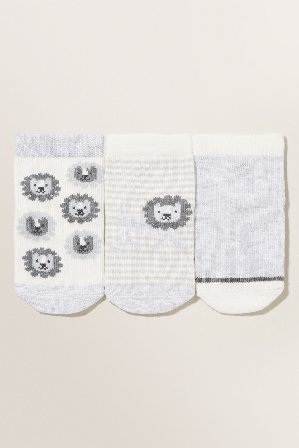 Lion Socks  Grey