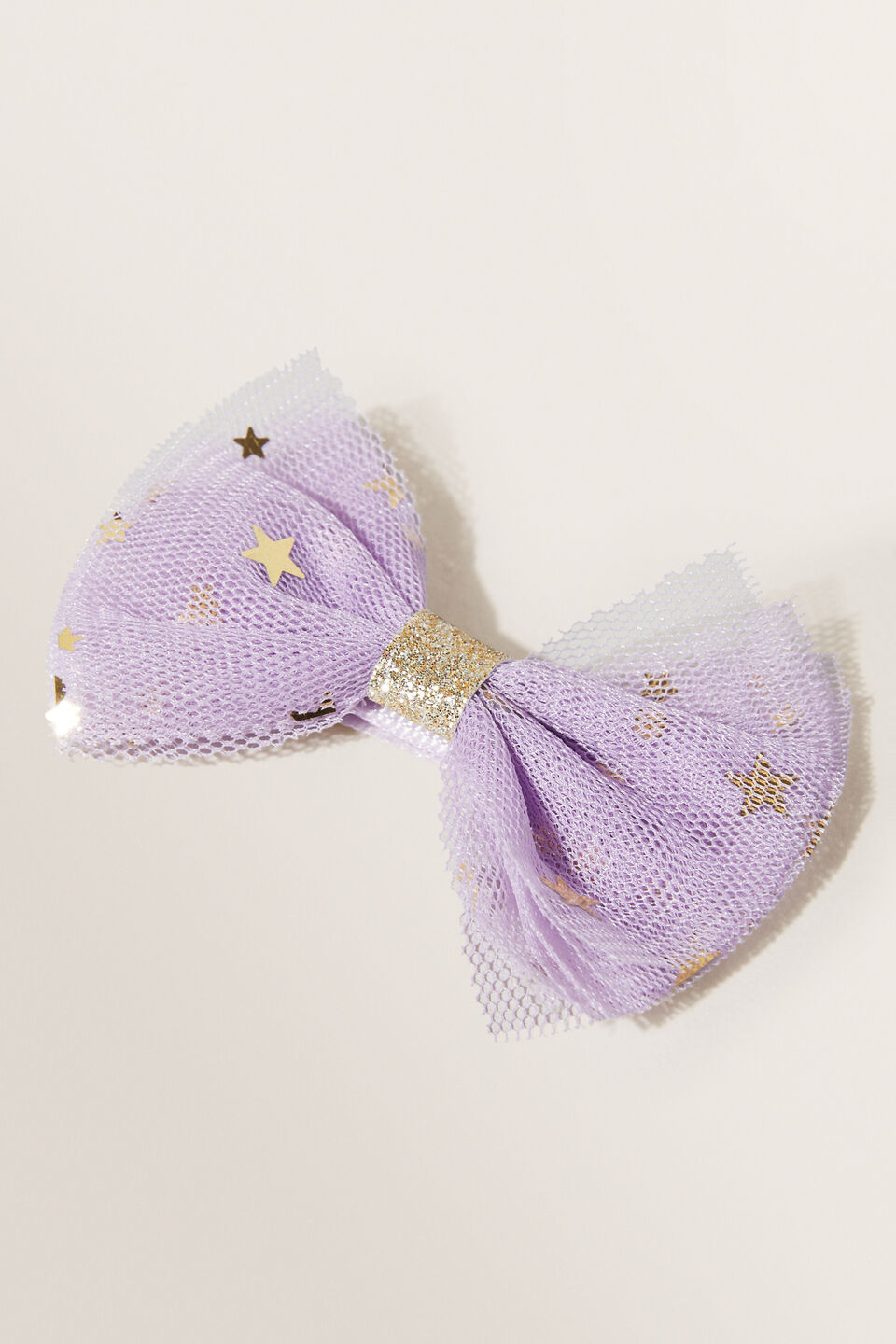 Tulle Star Bow  Violet