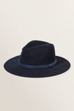 Lightweight Panama Hat  Deep Navy  hi-res