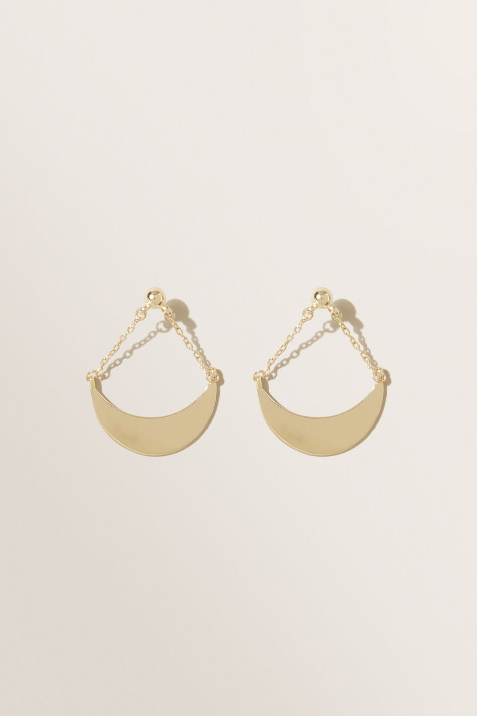 Chain Swing Earrings  Gold