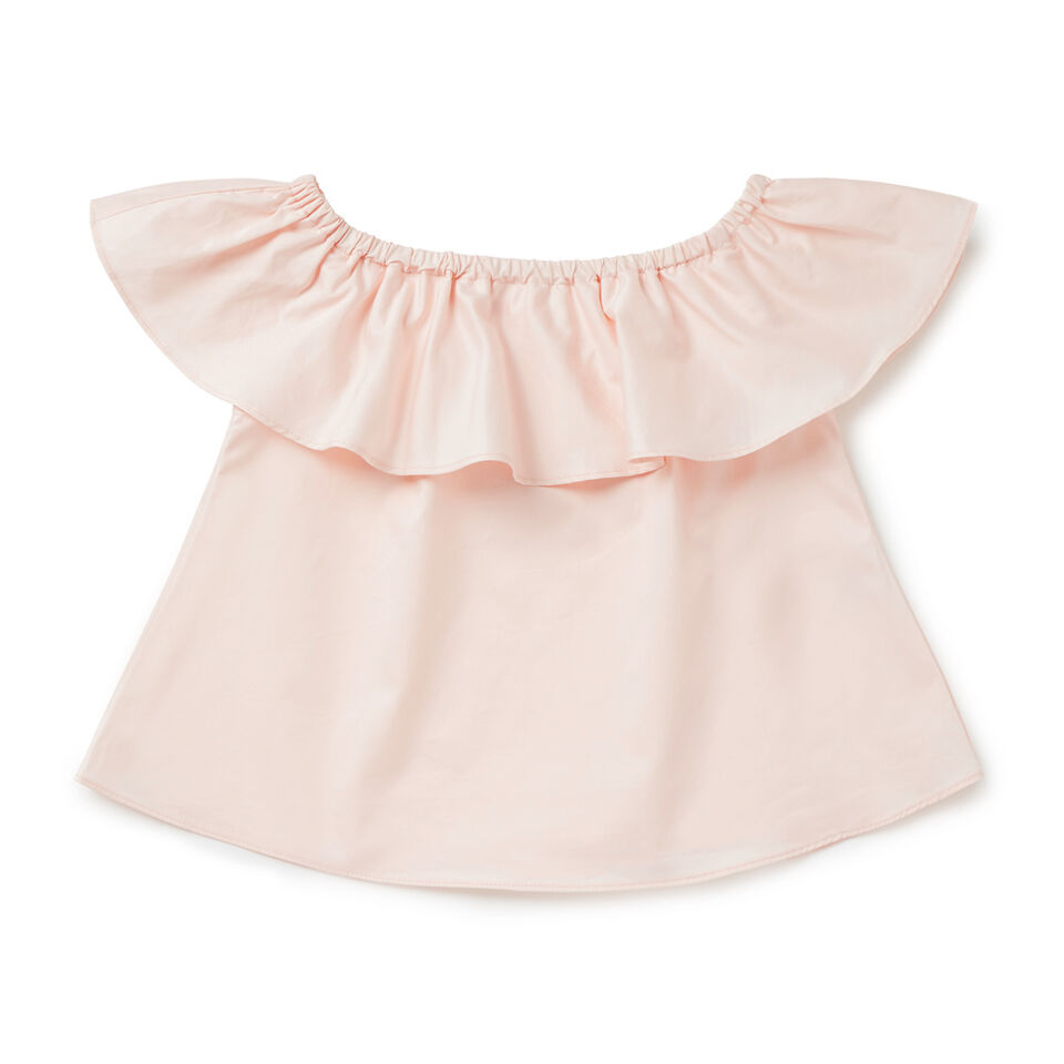 Ruffle Off-Shoulder Top  