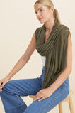 Fine Knit Wrap  Woodland Green  hi-res