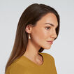 Mini Tassel Hoops Earrings    hi-res