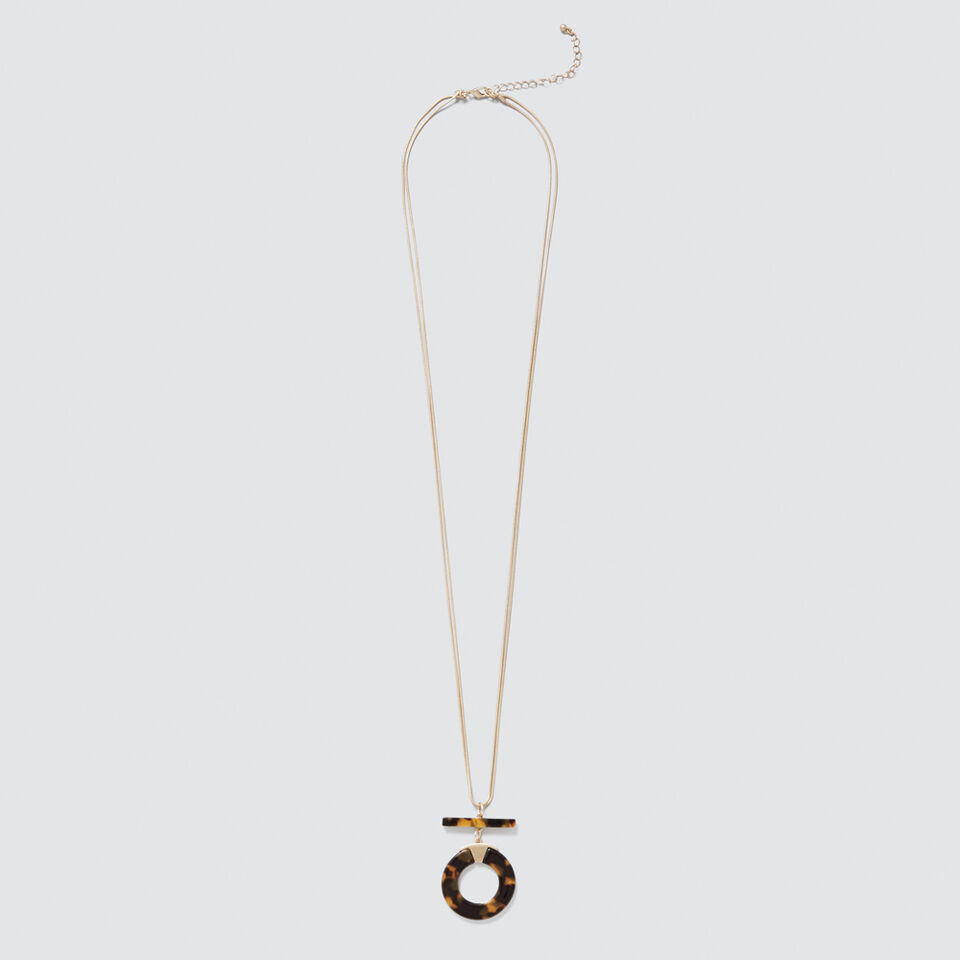 Circle Tort Necklace  
