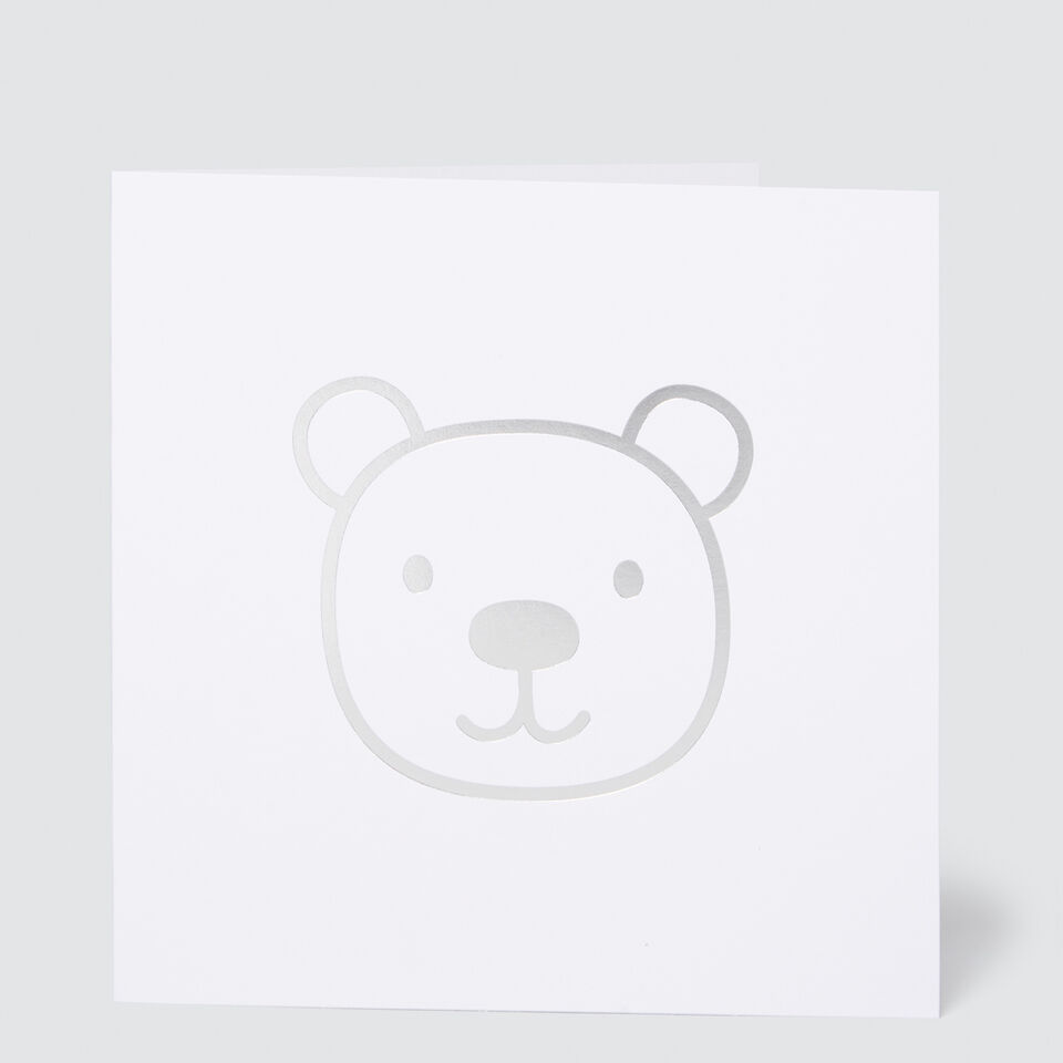 Large Bear Card  