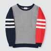 Sporty Stripe Sweater    hi-res