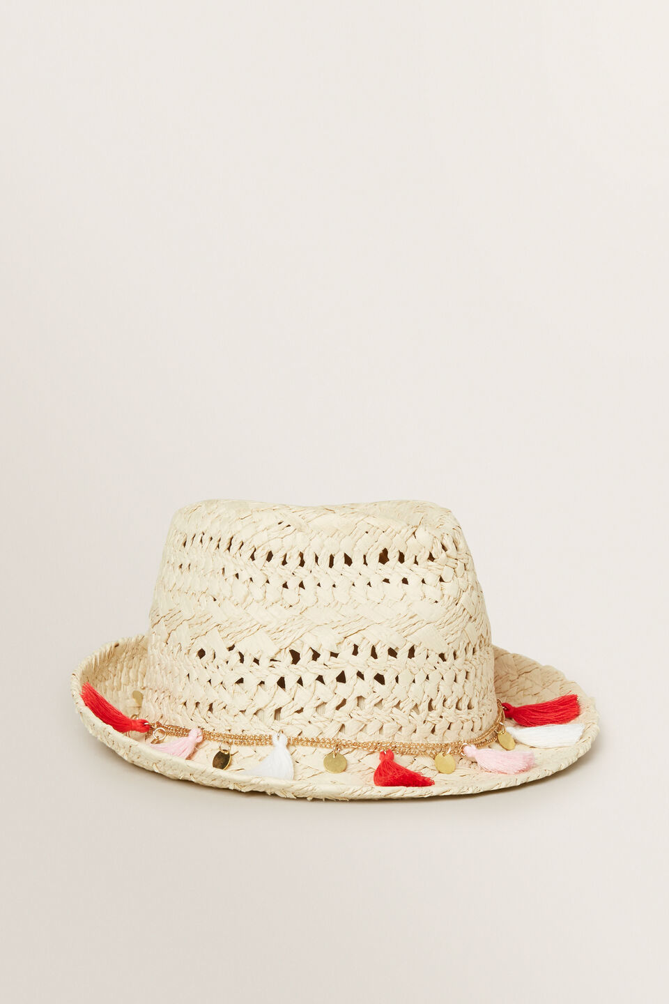 Tassel Trim Fedora  2