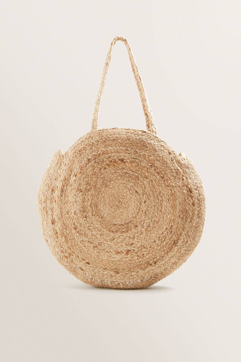 Round Jute Tote  