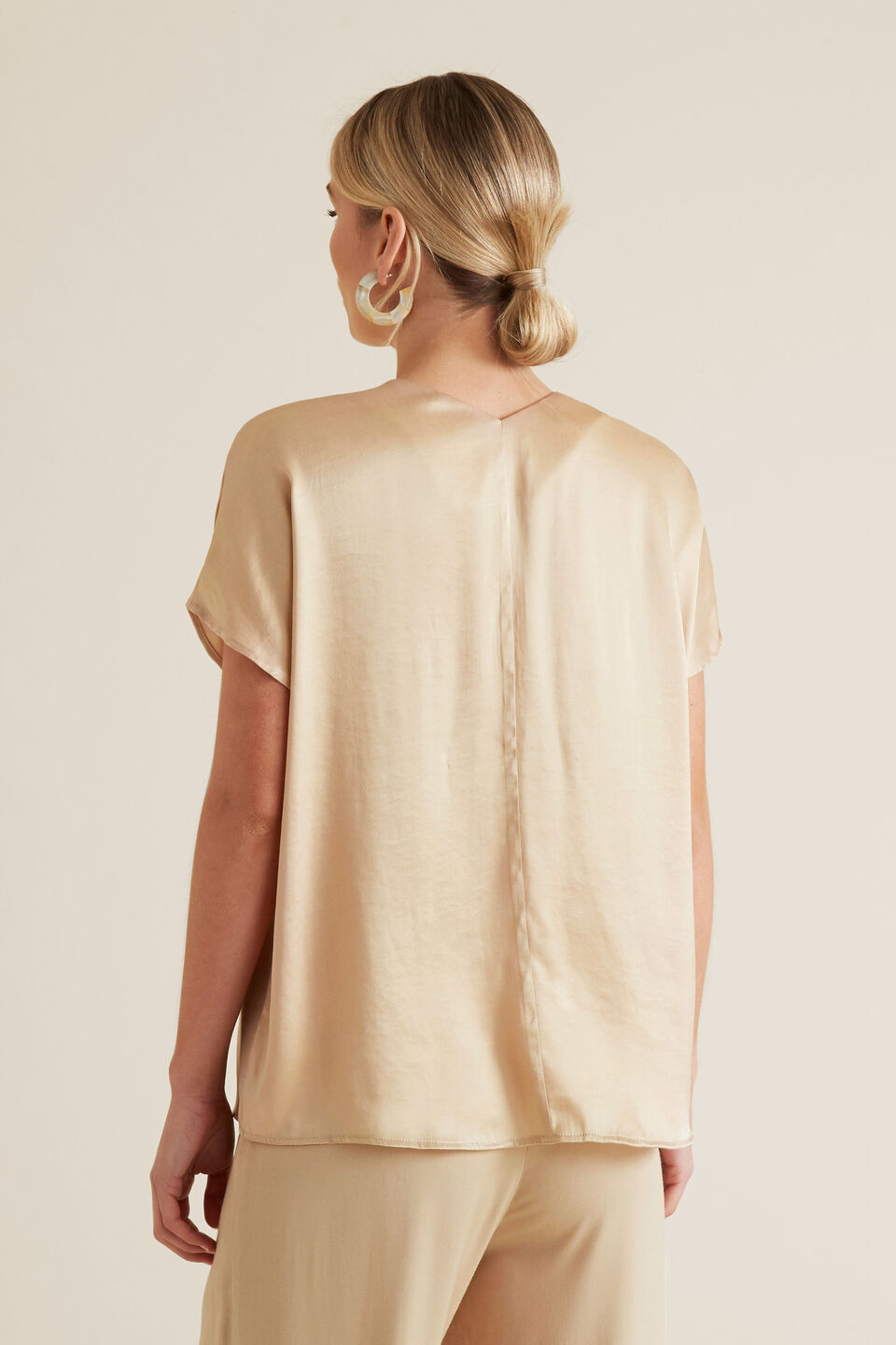Pleat Front Top  