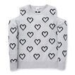 Cold-Shoulder Heart Sweater    hi-res