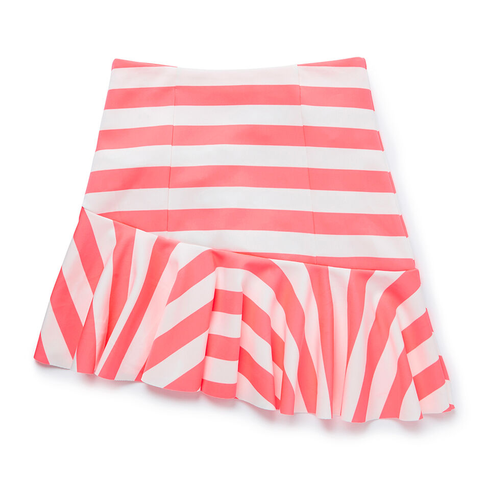 Stripe Scuba Skirt  