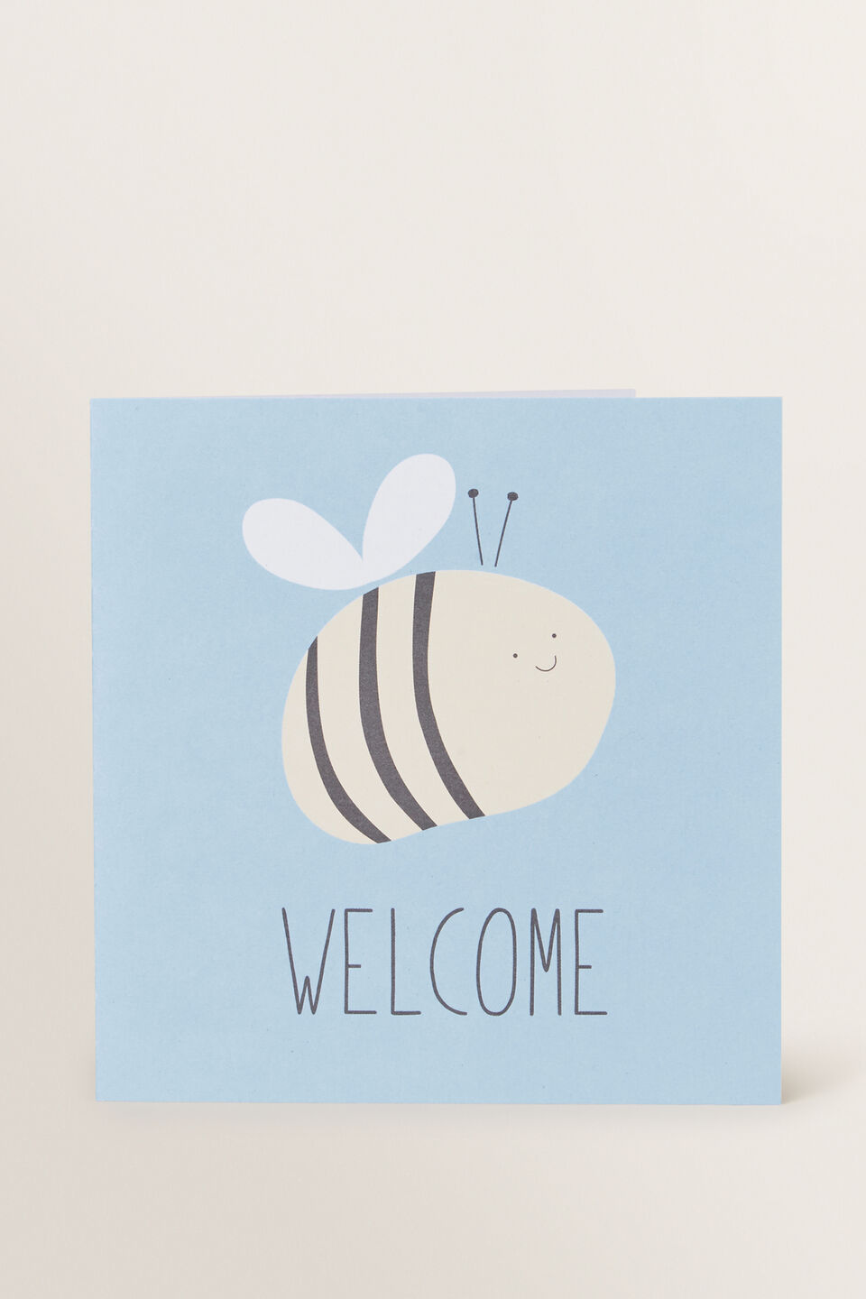 Bee Welcome Card  