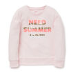 Sequin Slogan Windcheater    hi-res