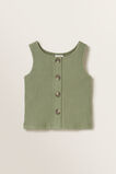 Rib Button Tank    hi-res