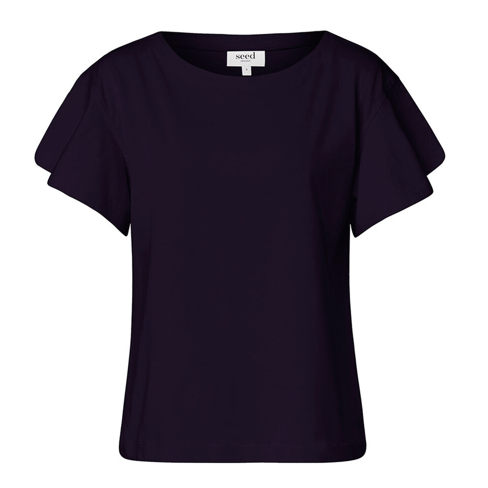 Frill Sleeve Tee  