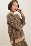 Animal Hi Low Sweater  Leopard  hi-res