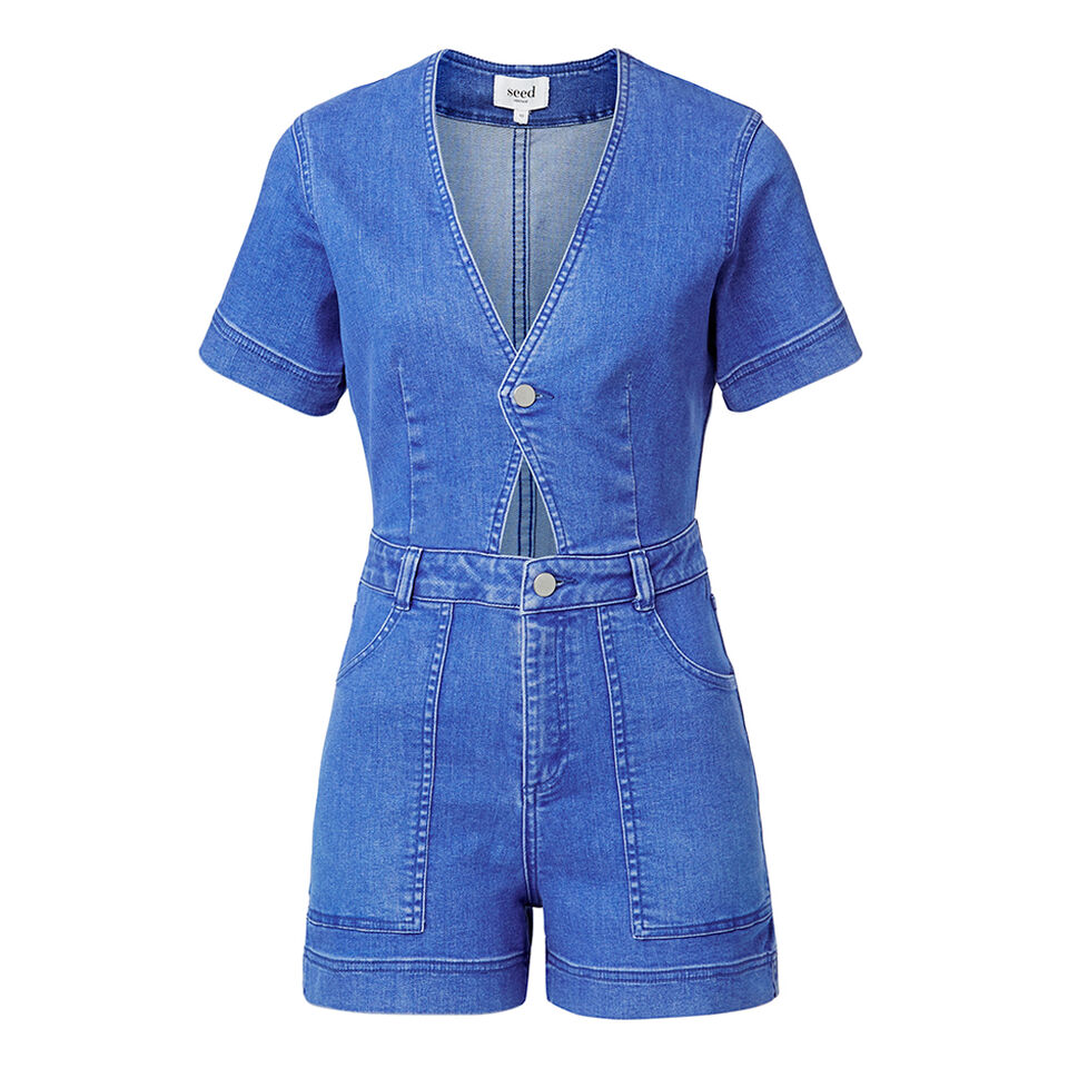 Bluebell Denim Romper  