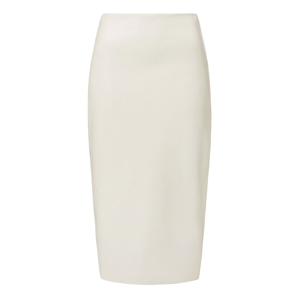 Faux Leather Pencil Skirt  