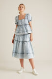 Tiered Denim Skirt    hi-res