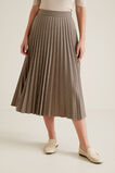 Pleated Suit Skirt    hi-res