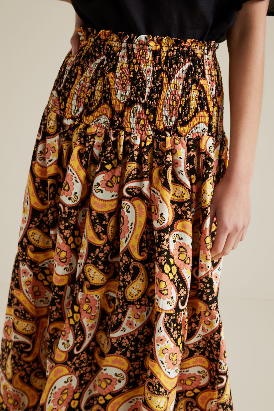 Resort Paisley Skirt  