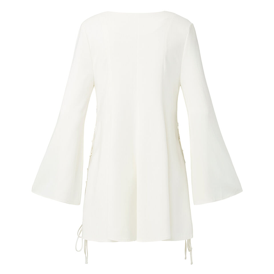 Collection Bell Sleeve Tie Top  